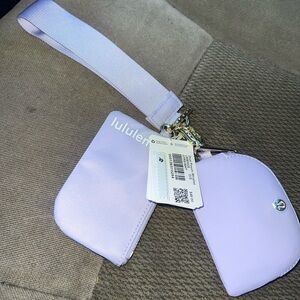 Lululemon Purple Keychain Wristlet Set